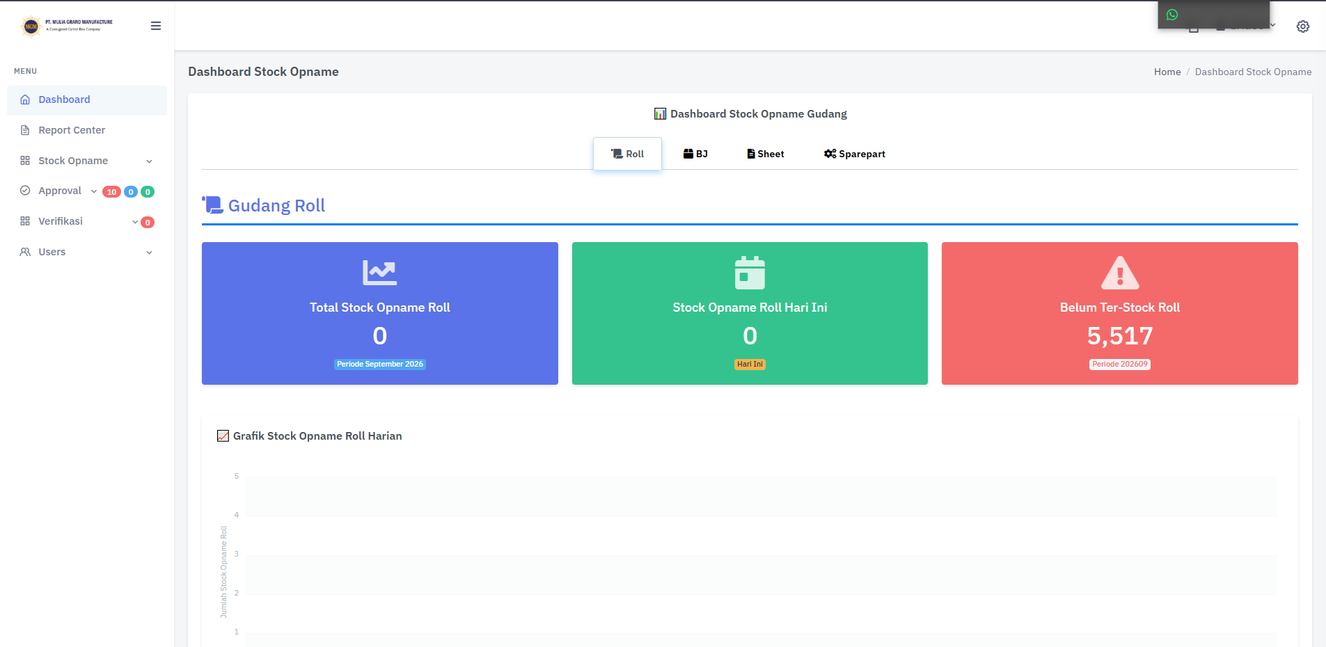 Preview Siopname - Stock Opname System